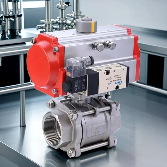 Non-Customized FC Container Aluminum Alloy Reliable Pneumatic Single Acting Actuator